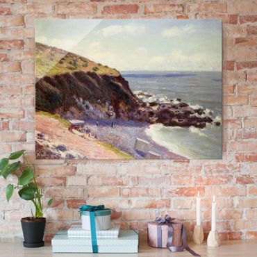 Glass print - Alfred Sisley - Lady'S Cove - Langland Bay - In The Morning