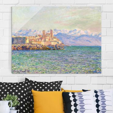 Glass print - Claude Monet - Antibes, Le Fort