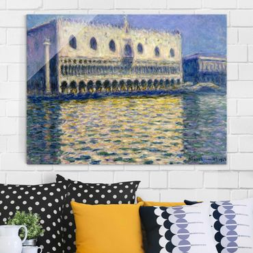 Glass print - Claude Monet - The Palazzo Ducale