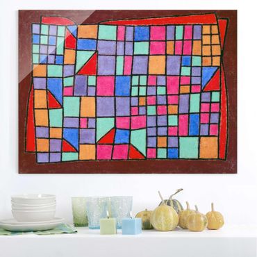 Glass print - Paul Klee - Glass Facade