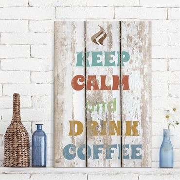 Glass print - No.RS184 Drink Coffee