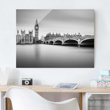 Glass print - Westminster Bridge And Big Ben