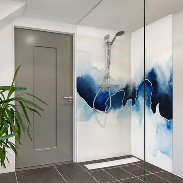Shower wall cladding - Icefall