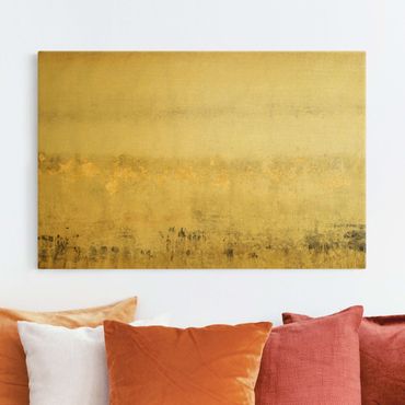 Print on canvas - Golden Colour Fields I