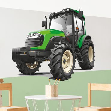 Wall sticker - Big green tractor