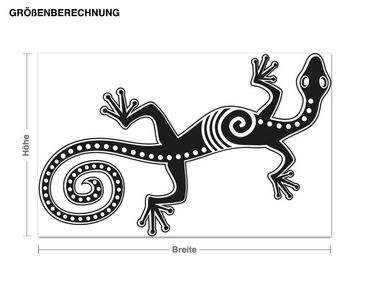 Wall sticker coat rack - Lizard in Australian Design