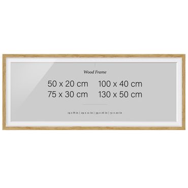 Frame - Picture Frames Oak Panoramic Cross