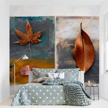 Wallpaper - Leaves Still Life