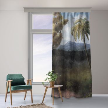 Curtain - Picturesque Vintage Jungle
