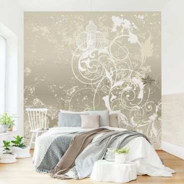Wallpaper - Mother Of Pearl Ornament Design