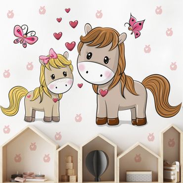 Wall sticker - Horse Pony Set
