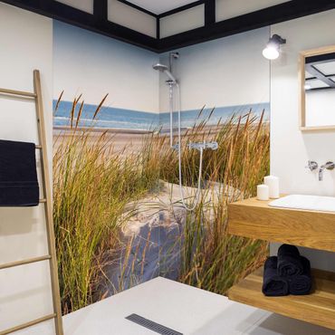 Shower wall cladding - Beach Dune At The Sea