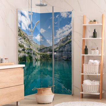 Shower wall cladding - Divine Mountain Lake