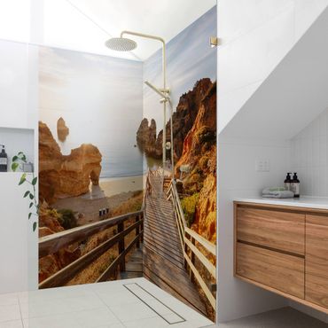 Shower wall cladding - Paradise Beach In Portugal