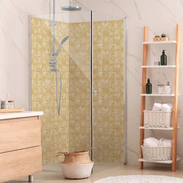 Shower wall cladding - Vintage Art Deco Pattern Tiles