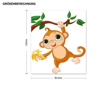 Wall sticker - Little Monkey
