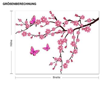 Wall sticker - Branch With Cherry Blossoms