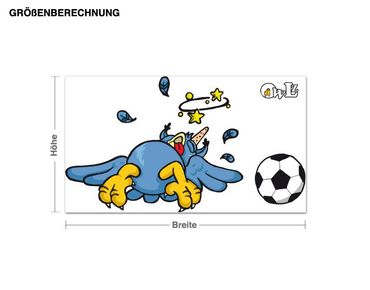 Wall sticker - Football-Owl Egon