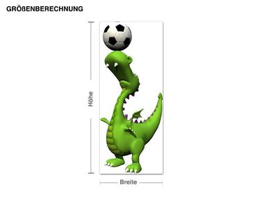 Wall sticker - Football Dino