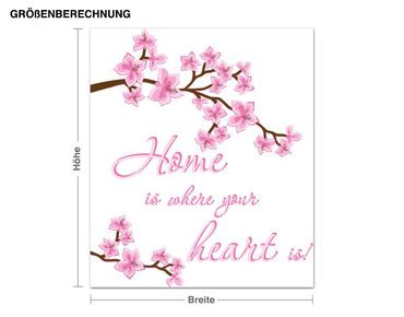 Wall sticker - Home is ...