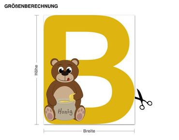 Wall sticker - Kid's ABC - Bear