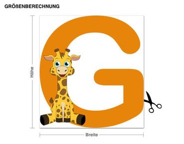 Wall sticker - Kid's ABC - Giraffe