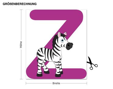Wall sticker - Kid's ABC - Zebra