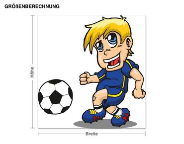 Wall sticker - Little Footballer