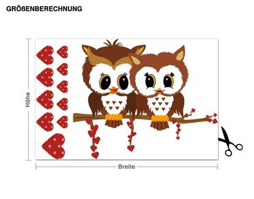 Wall sticker - Love Owls