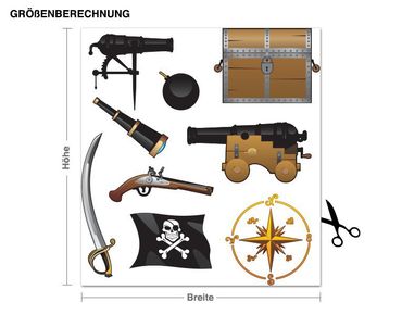 Wall sticker - Pirate Equipment