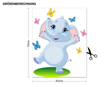 Wall sticker - Dancing Elephant