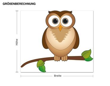 Wall sticker - Eagle owl