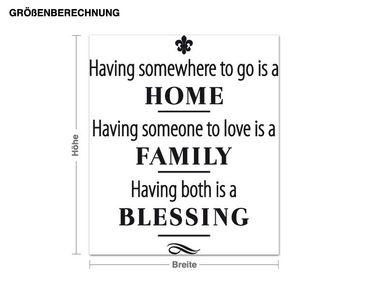 Wall sticker - A Blessing