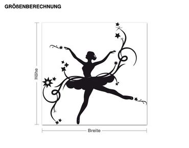Wall sticker - Leaping Ballerina
