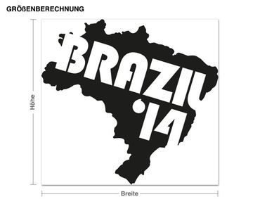 Wall sticker - Brazil '14