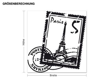 Wall sticker - Stamp Paris