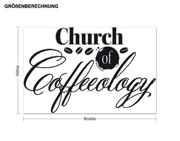Wall sticker - Church of Coffeeology