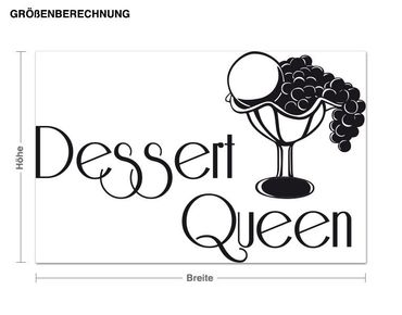 Wall sticker - Dessert Queen