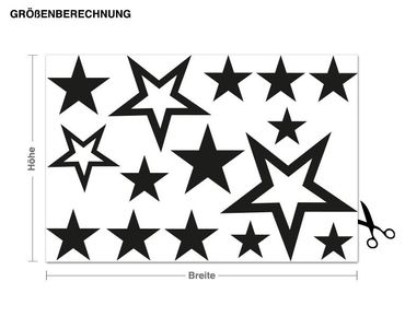 Wall sticker - Complementery Set Little Stars