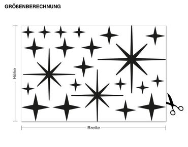 Wall sticker - Complementery Set Stars