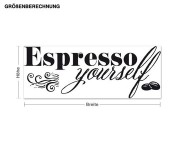 Wall sticker - Espresso yourself