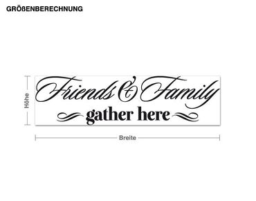 Wall sticker - Friends & Family