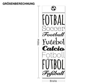 Wall sticker - Football International