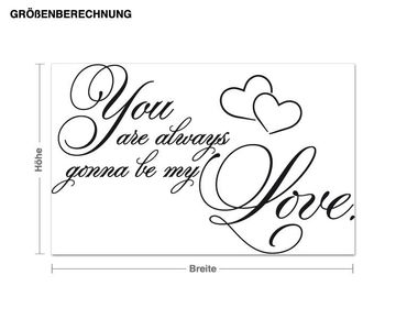 Wall sticker - Gonna be my love