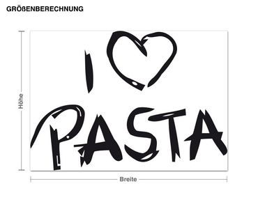 Wall sticker - I Love Pasta