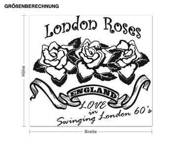 Wall sticker - London Roses