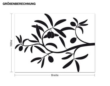 Wall sticker - Olive branch