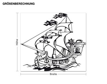 Wall sticker - Pirate Ship on the High Seas