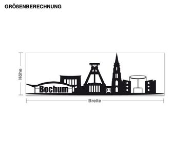 Wall sticker - Skyline Bochum