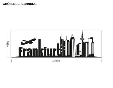 Wall sticker - Skyline Frankfurt